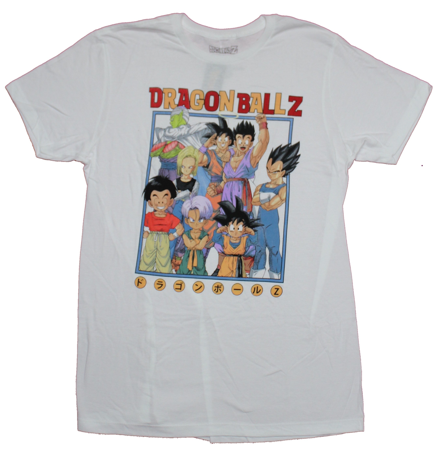 Dragon Ball Z Adult New T-Shirt – Giant Early Art Super Group Box Pic