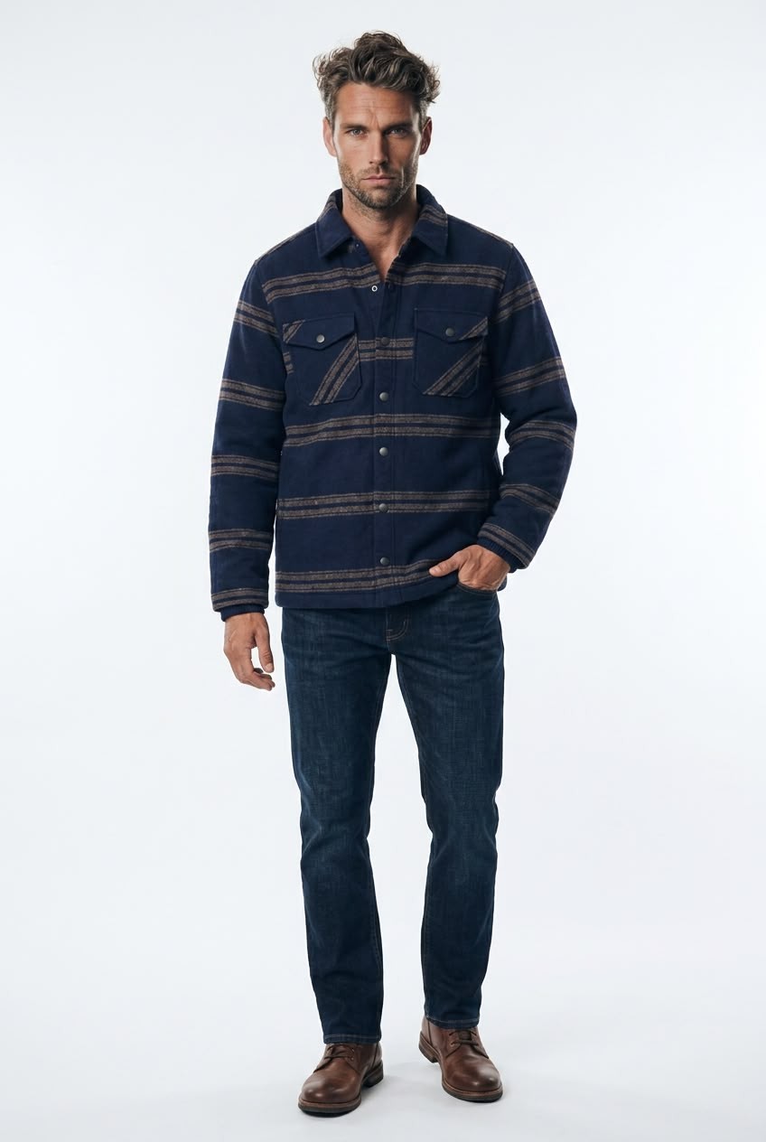 Jachs New York – Casacos Masculino | Lã Mista | Forro Sherpa | Outono e Inverno