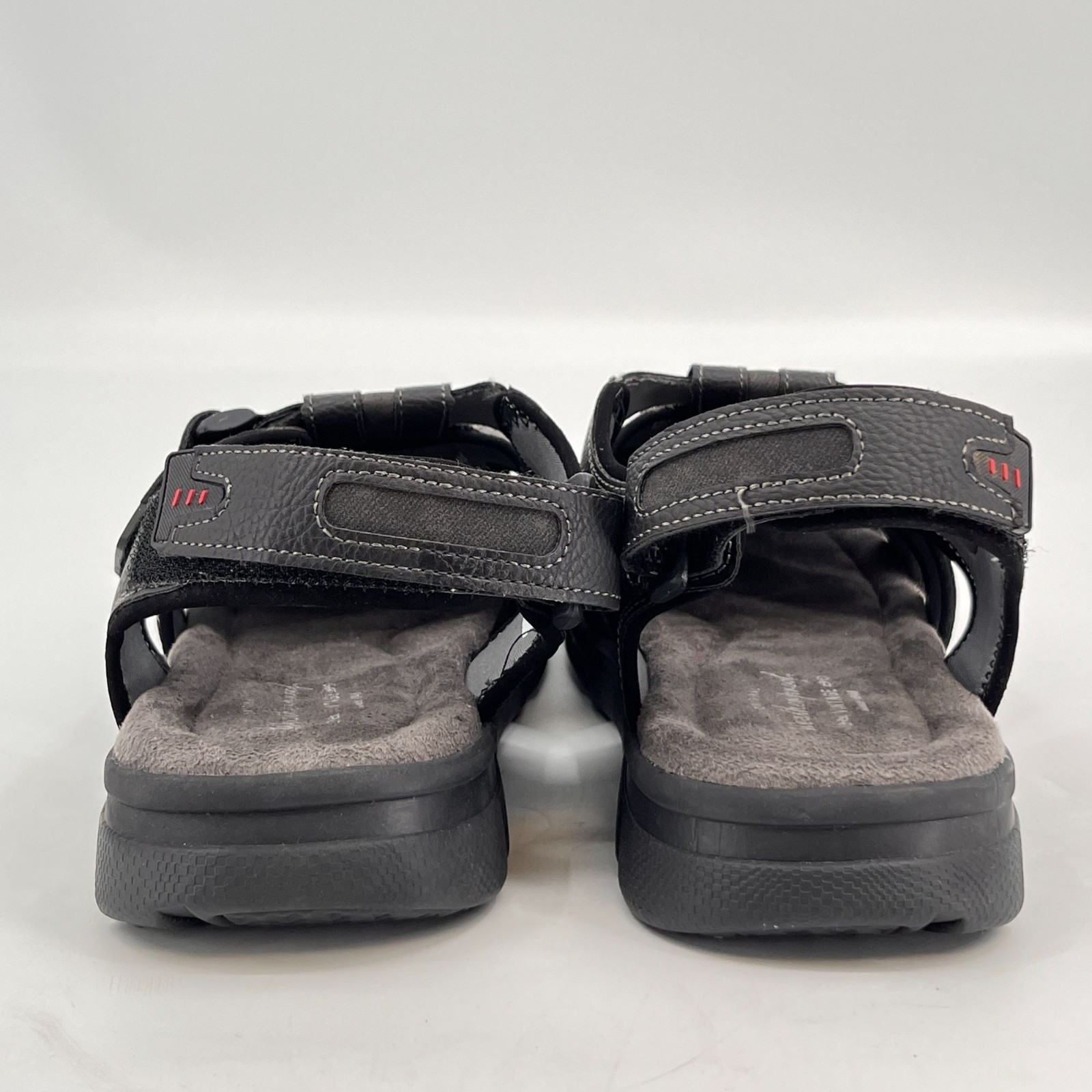 Weatherproof Vintage Caleb Fisherman Sandals Black Size 13 Synthetic EVA Sole