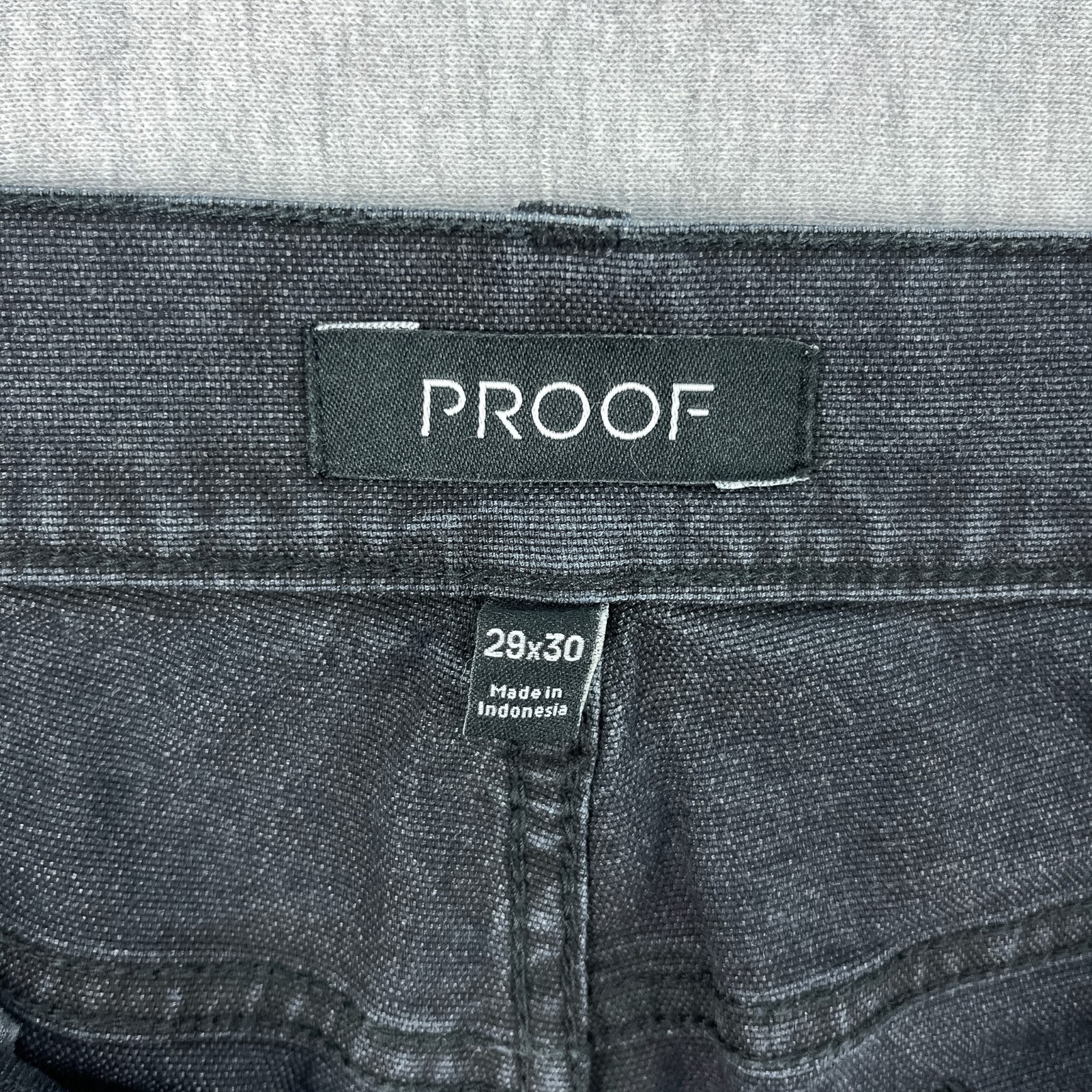Proof Rover Pant Men 29×30 Slim *Fits 31×30 Black Faded Stretch Canvas Huckberry