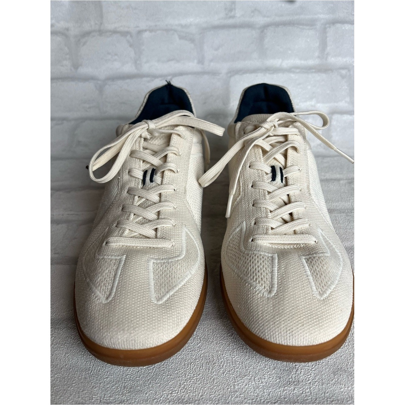 Rothy’s Men’s RS01 Sneakers in Bone athleisure quiet luxury preppy