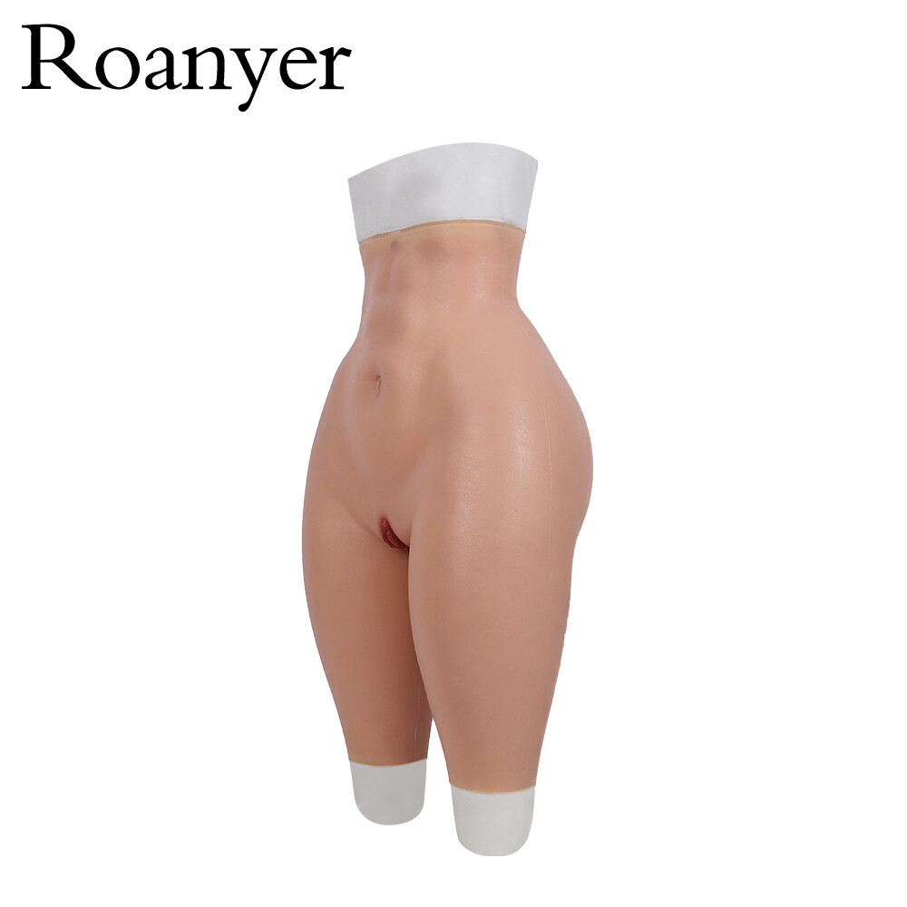 Roanyer Small Super Strong Silicone Fake Vagina Pants Panties Hip Shaping Pants