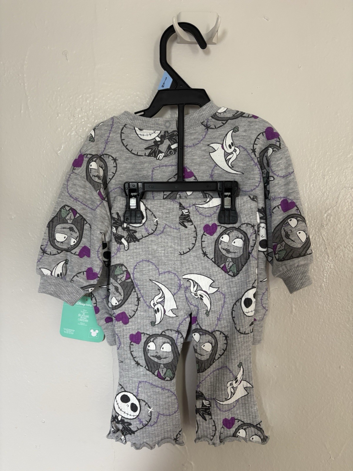 Disney Baby Nightmare Before Christmas 2pc Outfit. Size 3-6 Months. NWT