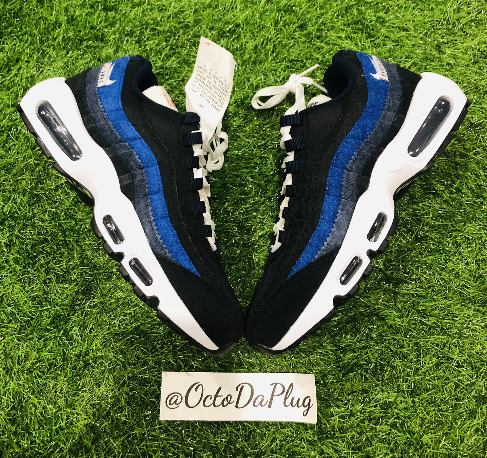 Men’s Nike Air Max 95 SE Running Club Blue and Black Multi Sizes DH2718-001