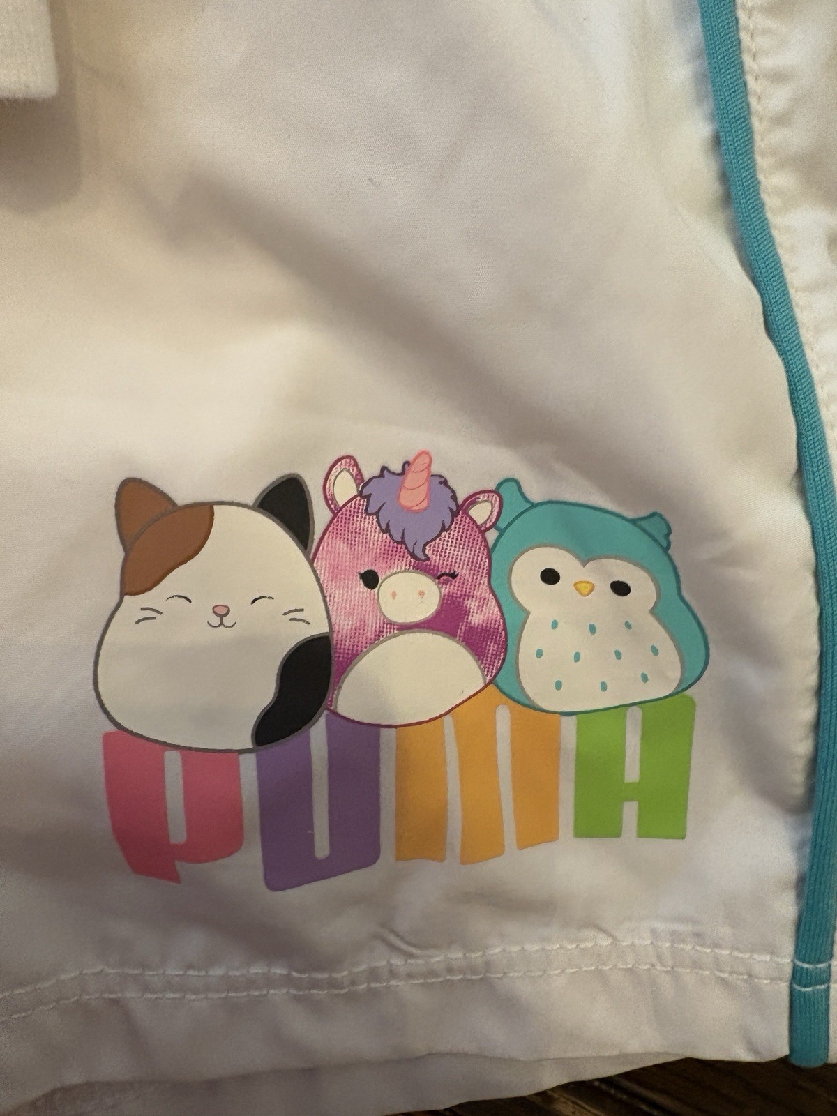PUMA x Squishmallows Unisex Toddler 2T 2pc T-Shirt & Shorts Set White