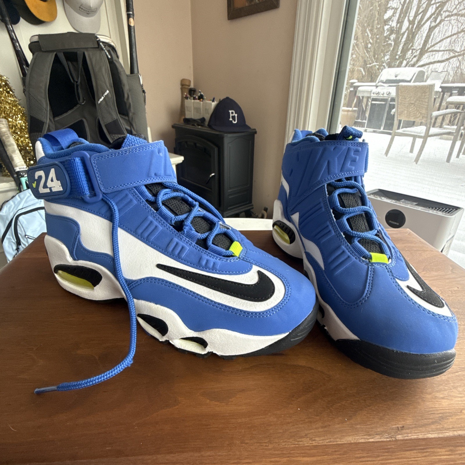 Size 7 Nike Air Griffey Max 1 2021 Varsity Royal White Suede (DJ5161-400)