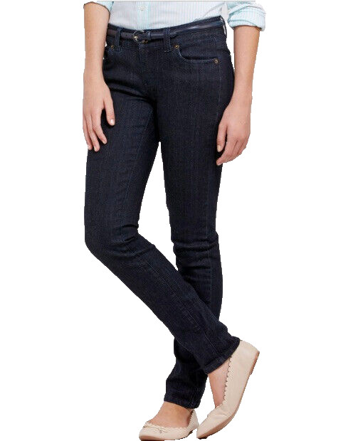 VINEYARD VINES Womens Nantucket Jeans Size 16 Dark Marine Spandex Blend 2P0092