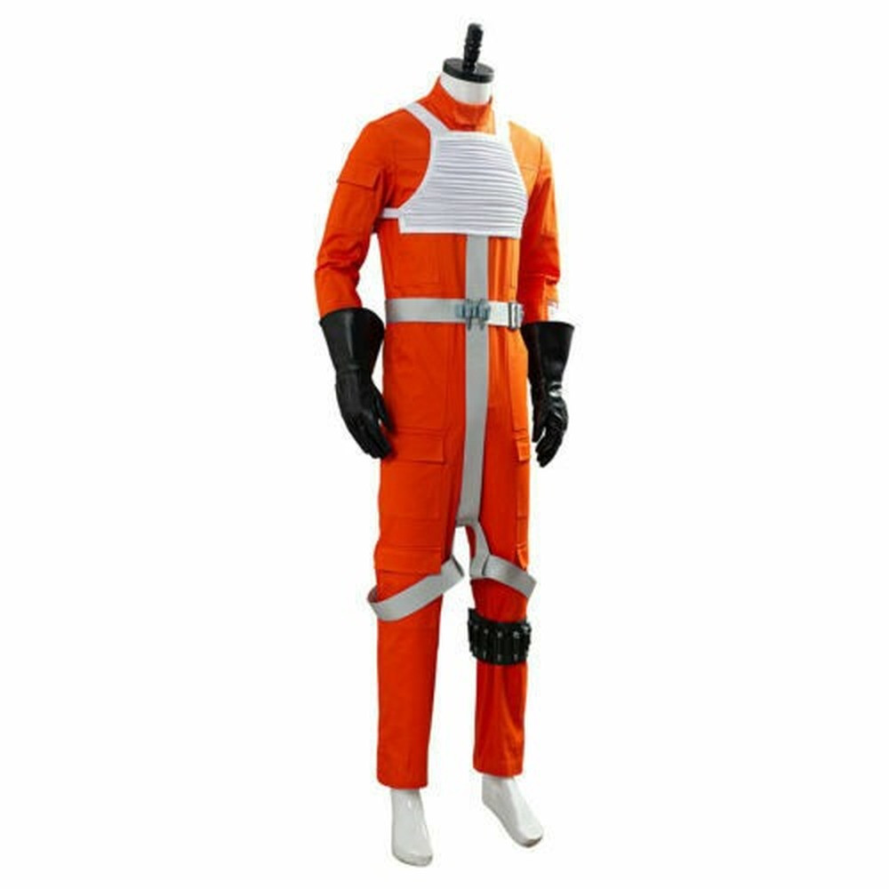 Star Wars X-WING Rebel Pilot Cosplay Costume Jumpsuit Uniform Outfit {S