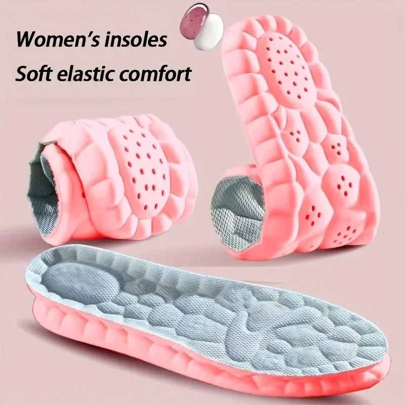 2-6PCS Sport Insole Super Soft Shoes Sole Pads for Feet Shock Absorption Basket