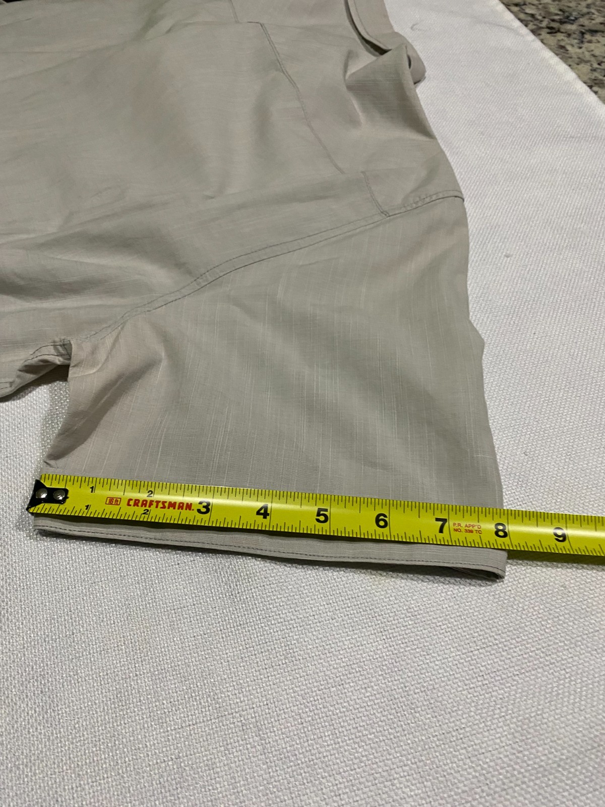 7 Diamonds (XLG) Military Style Utility Short Slv. Button Up Shirt – EUC !