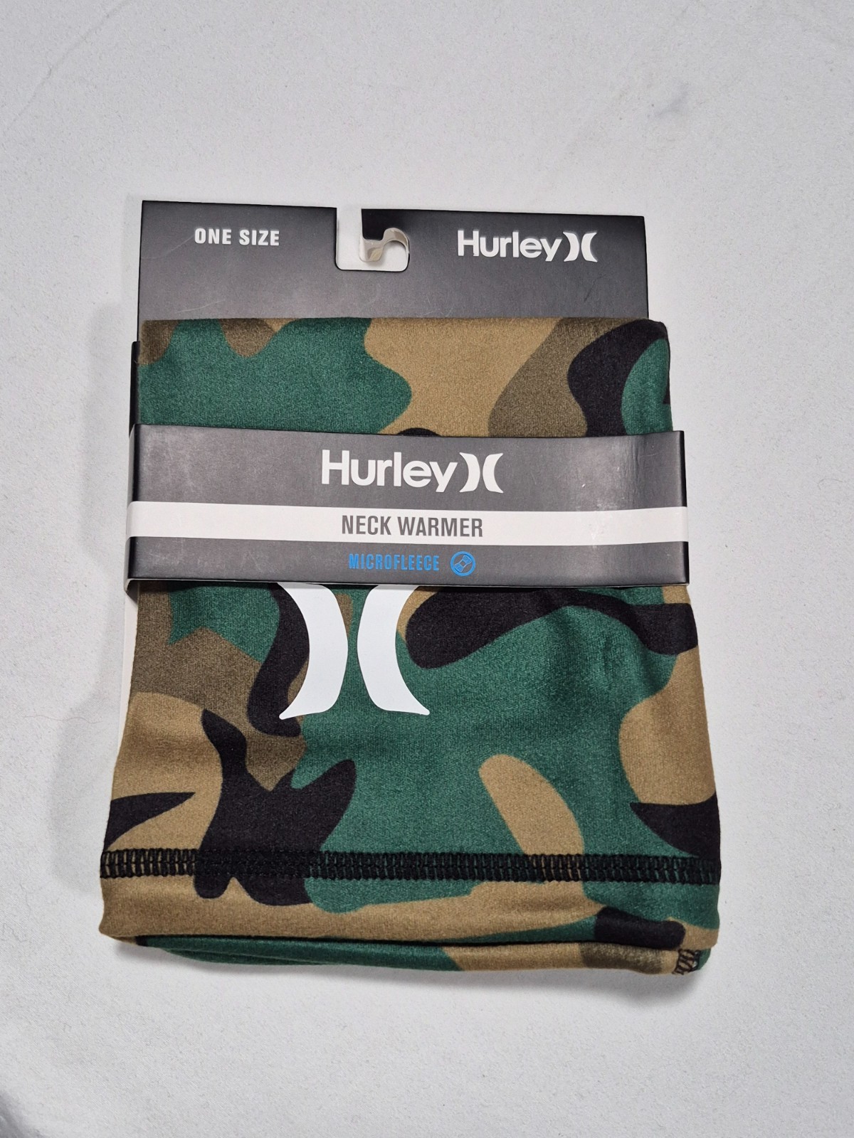 Hurley Multi-Functional Seamless Wear Gaiter Face Neck Warmer One Size Microflec