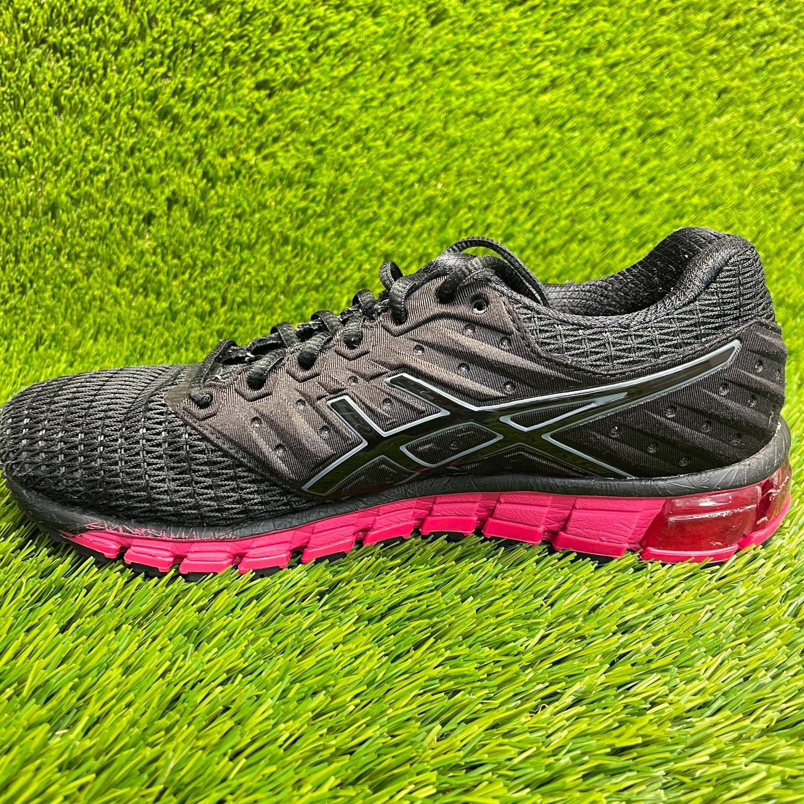 Asics Gel-Quantum 180 2 Womens Size 8.5 Black Athletic Running Shoes Sneakers