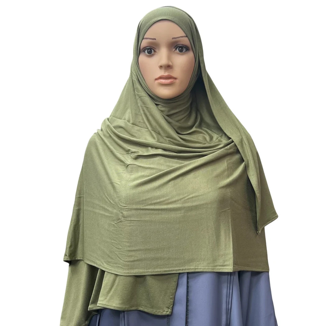 Soft Premium Large Jersey Hijab Scarf Stretchy Islamic Headscarf 20+ Colors