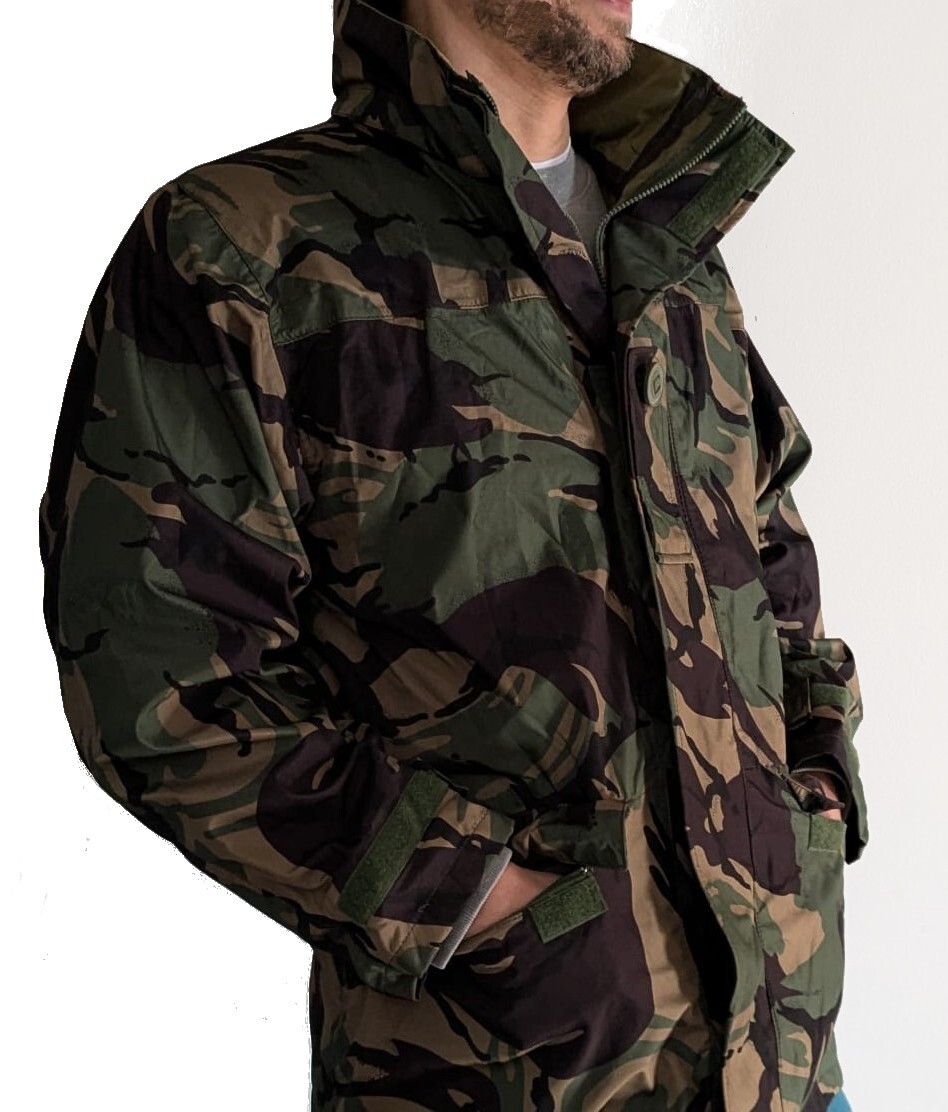 Gore-Tex Jacket, British Army DPM Waterproof Rain Coat, Camo Hunting Hiking.