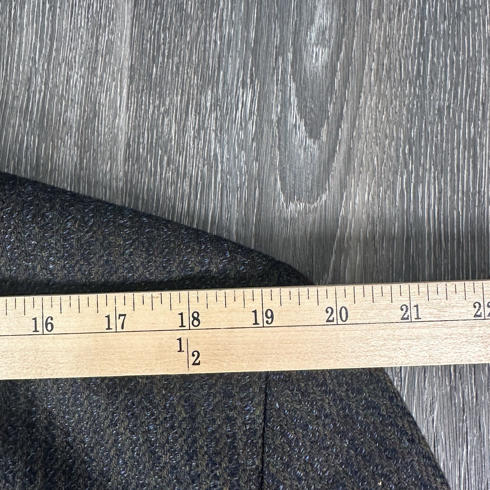 Kroon Sport Coat Mens 42L Brown Striped Tweed Wool Cashmere 2 Button Suit Jacket