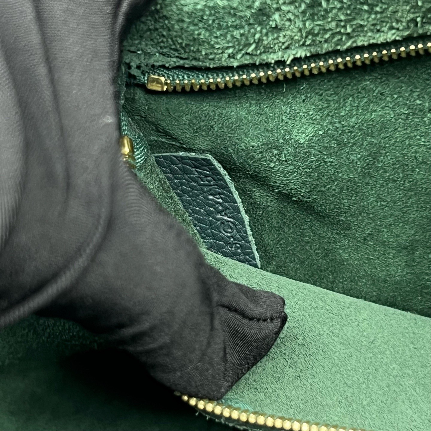 Celine Pre-Owned Authentic Bucket Bag Green 23*32*17cm Free Tracked Shipping