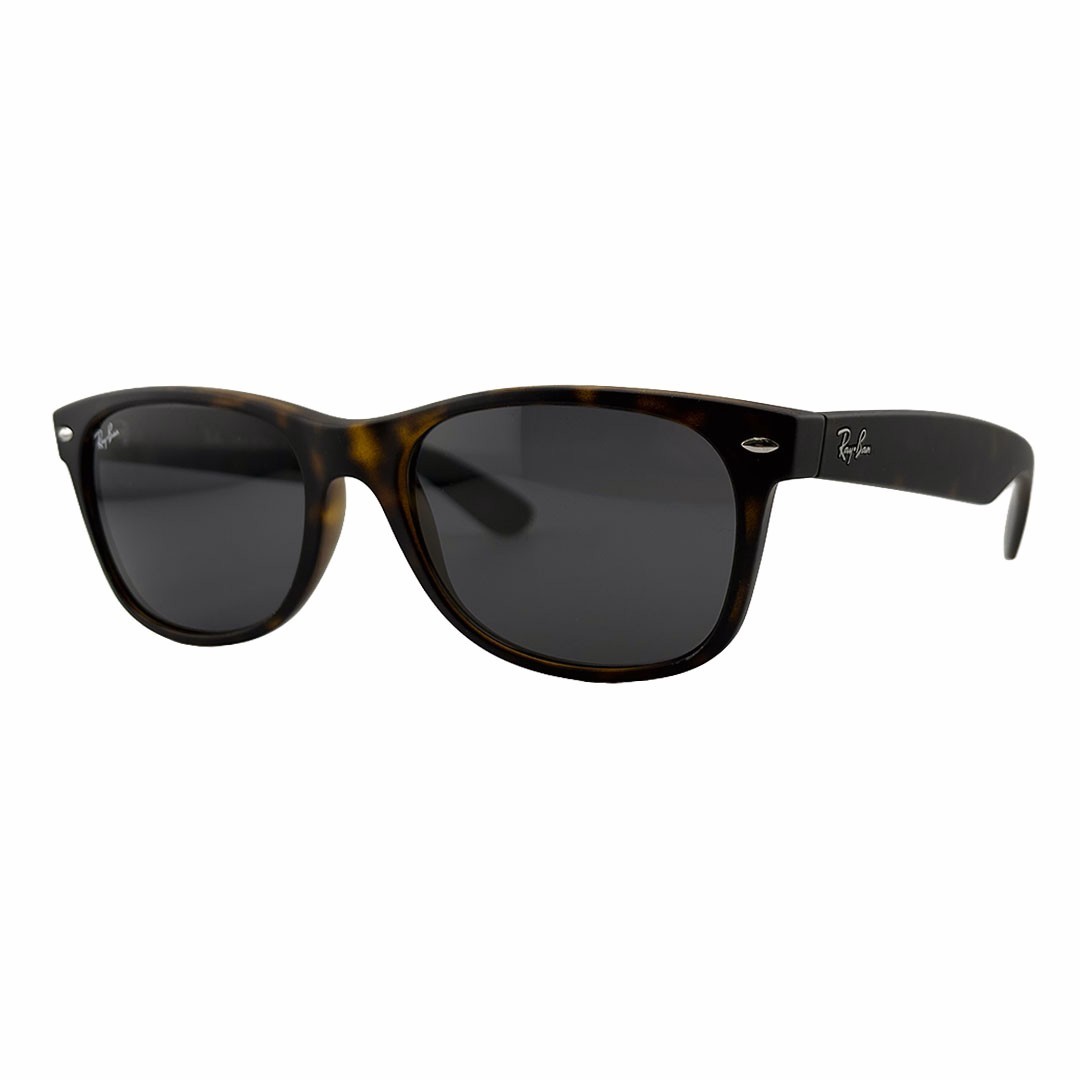 Ray-Ban RB2132 New Wayfarer Rubber Havana Sunglasses 55mm 18mm 145mm – 865/B1