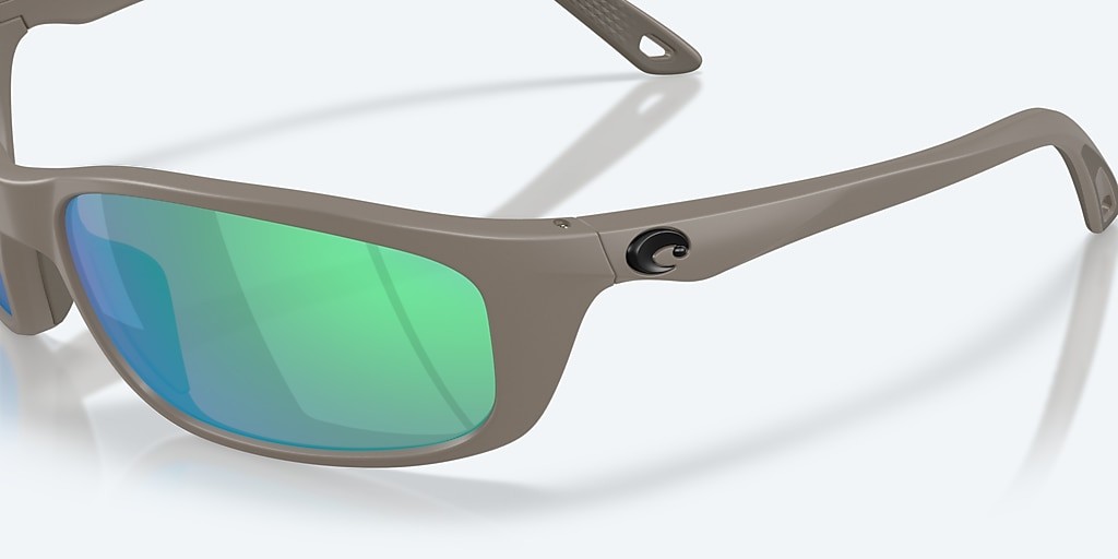 Costa Del Mar Brine II Matte Olive Shale/Green Mirror 580G Polarized Sunglasses