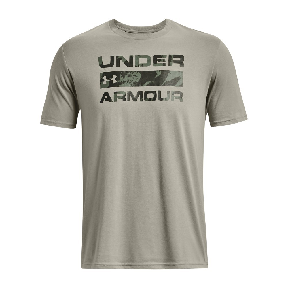 Under Armour 1361903 Men’s UA Stacked Logo Fill T-Shirt, Grove Green, 3X-Large