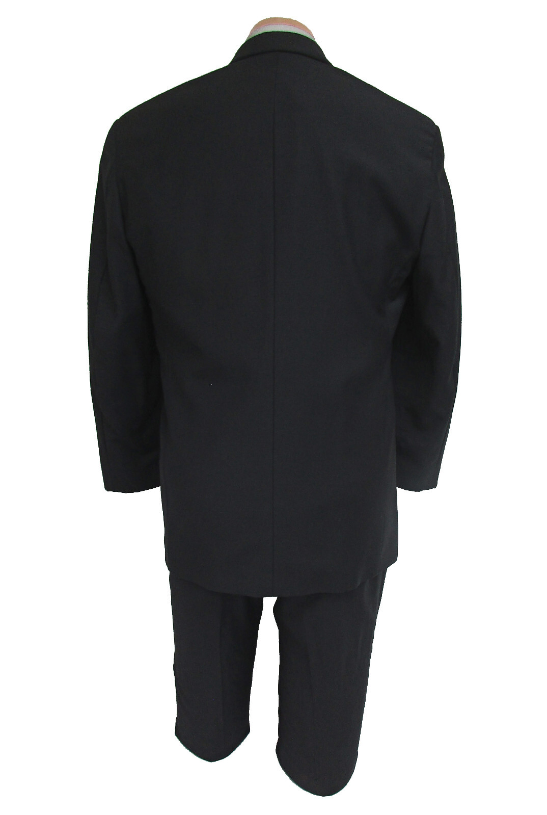 Men’s Black Calvin Klein Tuxedo with Pants Satin Peak Lapels Size 40L 34W