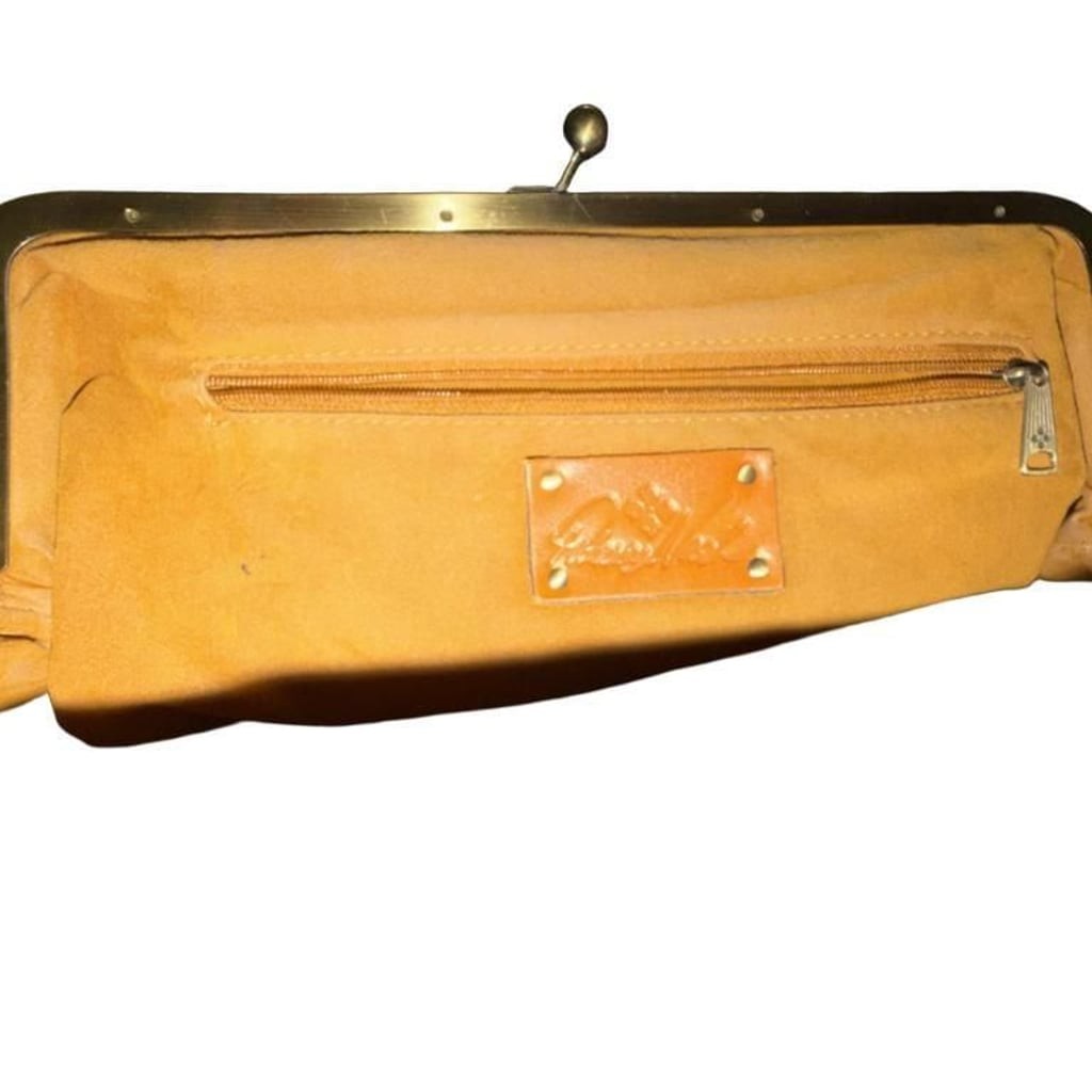 Patricia Nash Marcaria Floral Print Leather Frame Satchel