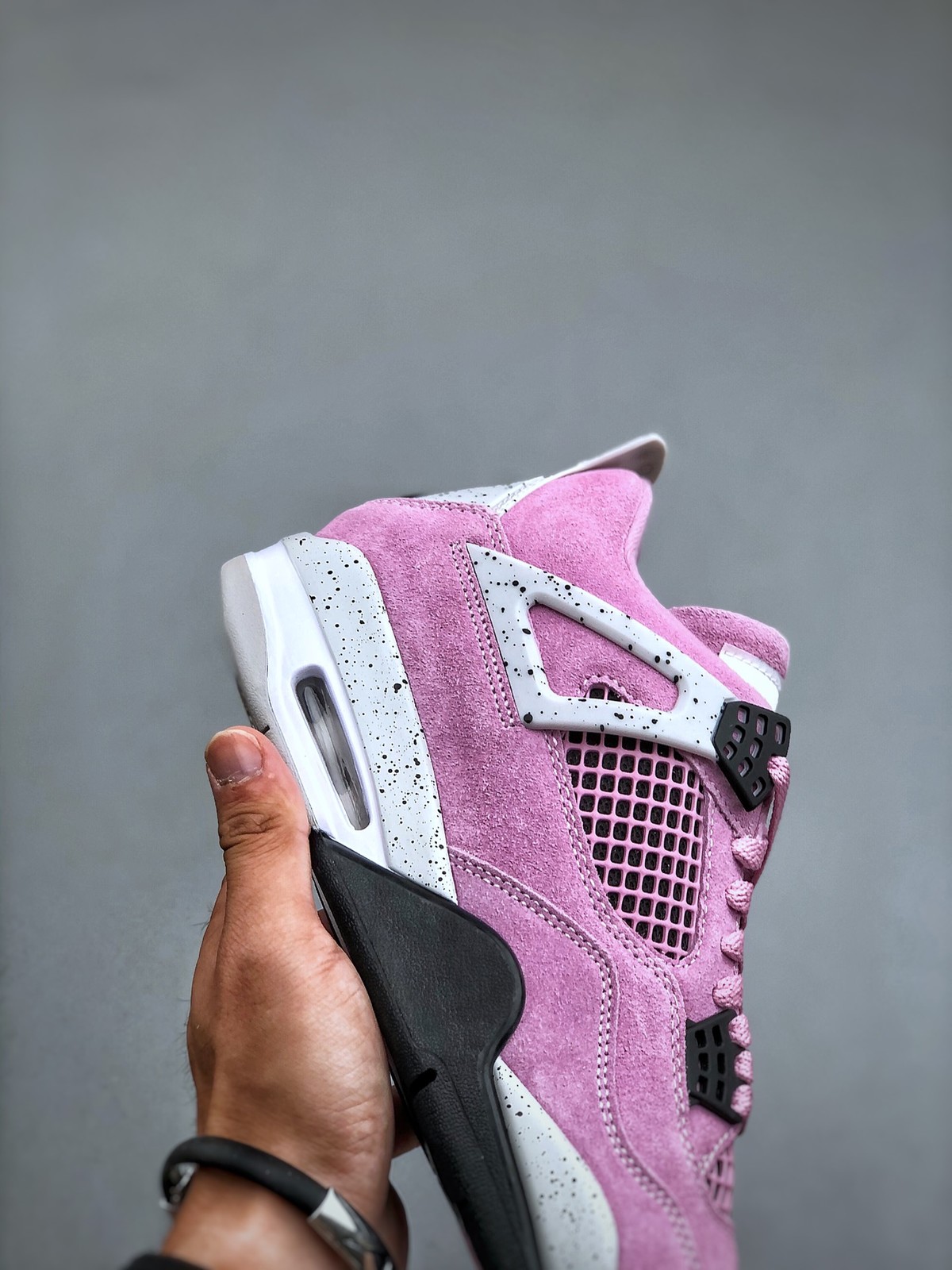 AQ9129-501 New NK AJ4 Retro Orchid Pink Men’s Size 4-13
