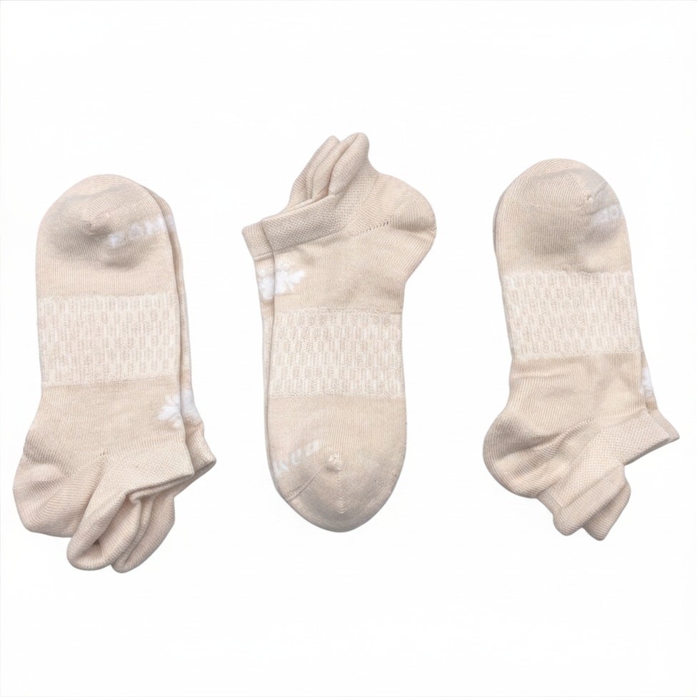 3 Pairs Bombas Pairs Women’s Ankle Socks Size Medium 6-10