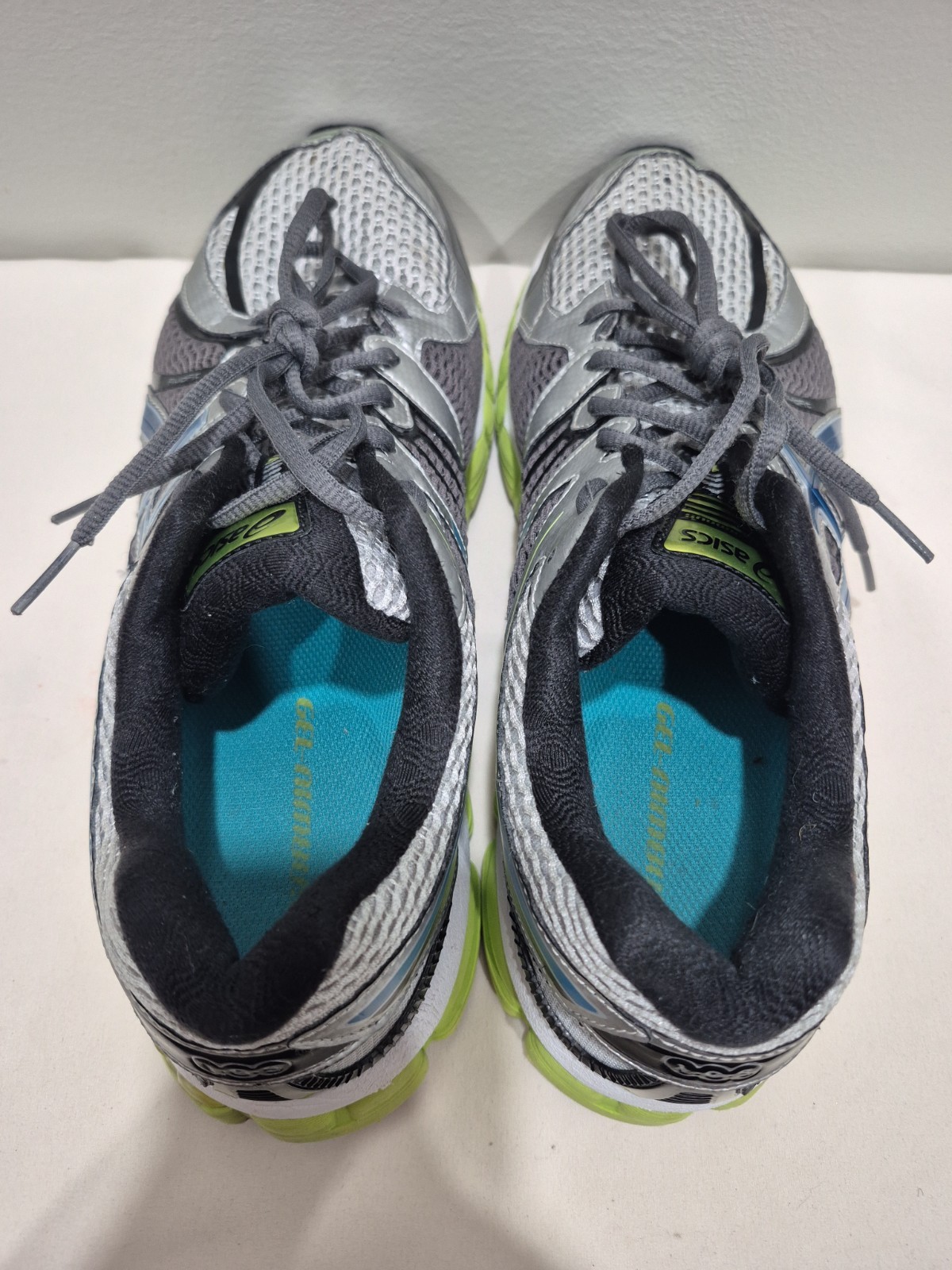 ASICS Shoes GEL-NIMBUS 15 Mens Sz 11 Gray Running Athletic Sneaker T3B0N