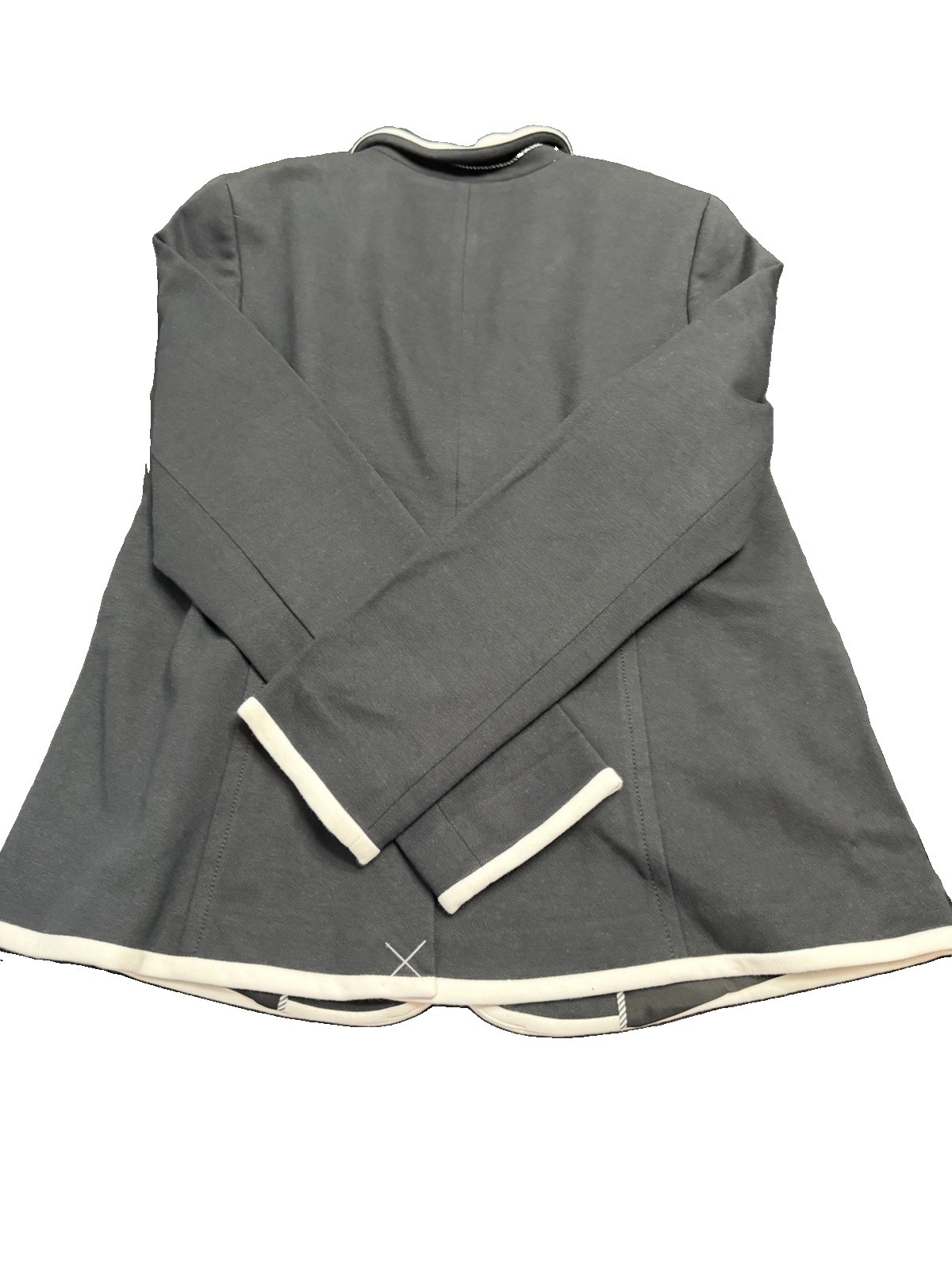 talbots PIQUÉ KNIT BLAZER – PIPED Size 8 Women