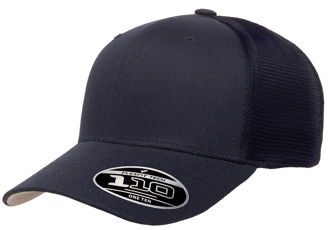 Flexfit Trucker Hat 110 6 Panel Adjustable OSFM Mesh Cap 2-Tone Flex Fit 110M/MT