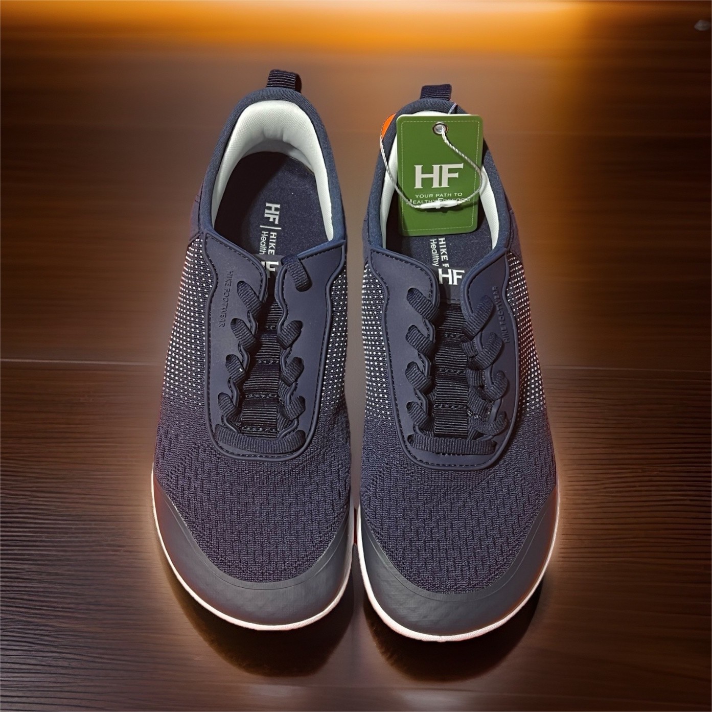 HIKE FOOTWEAR HF STRIDE Blue Women’s Mesh Lace Up Breathable Athletic Sneakers