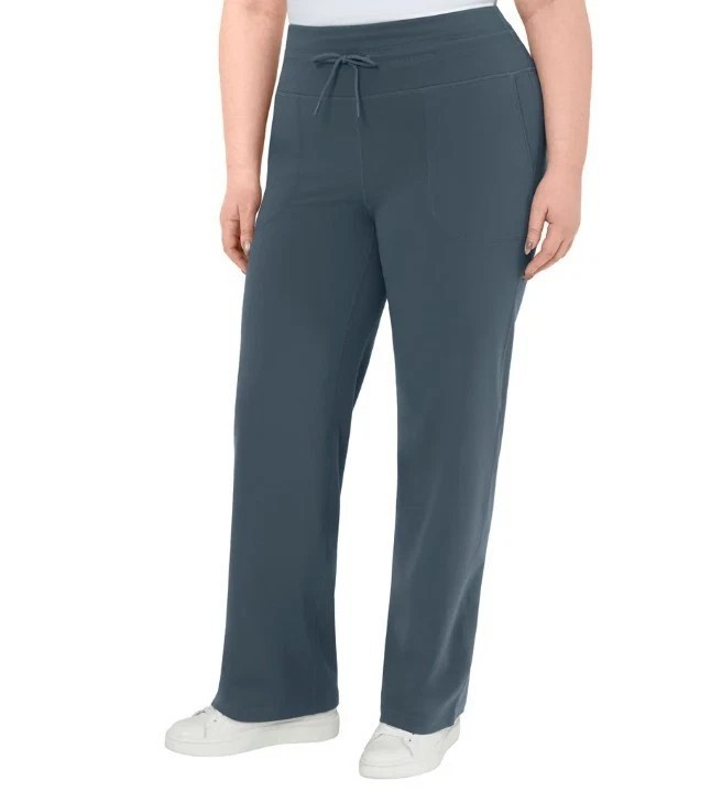 Mondetta Women’s High-Rise Straight Leg Pant With Side Pockets Small, Gray, NWT
