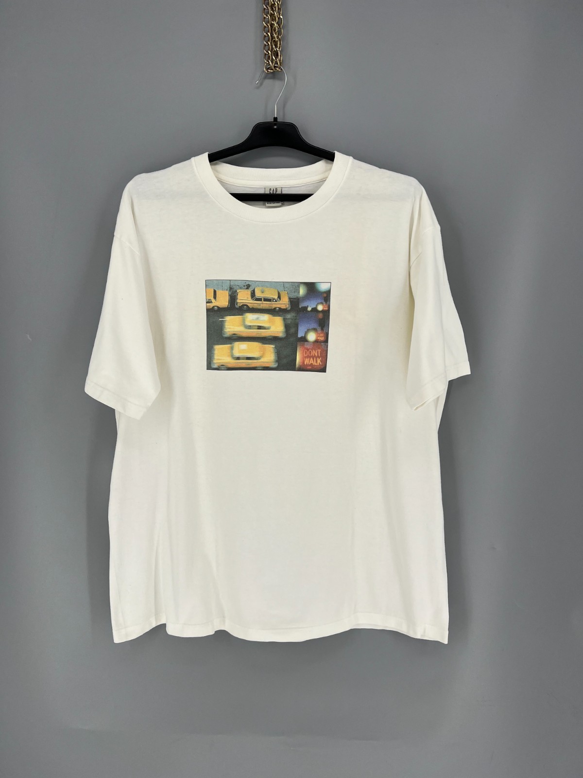 GAP USA Graphic T-Shirt XL Made in USA Taxi Photo Tee VTG Size XL