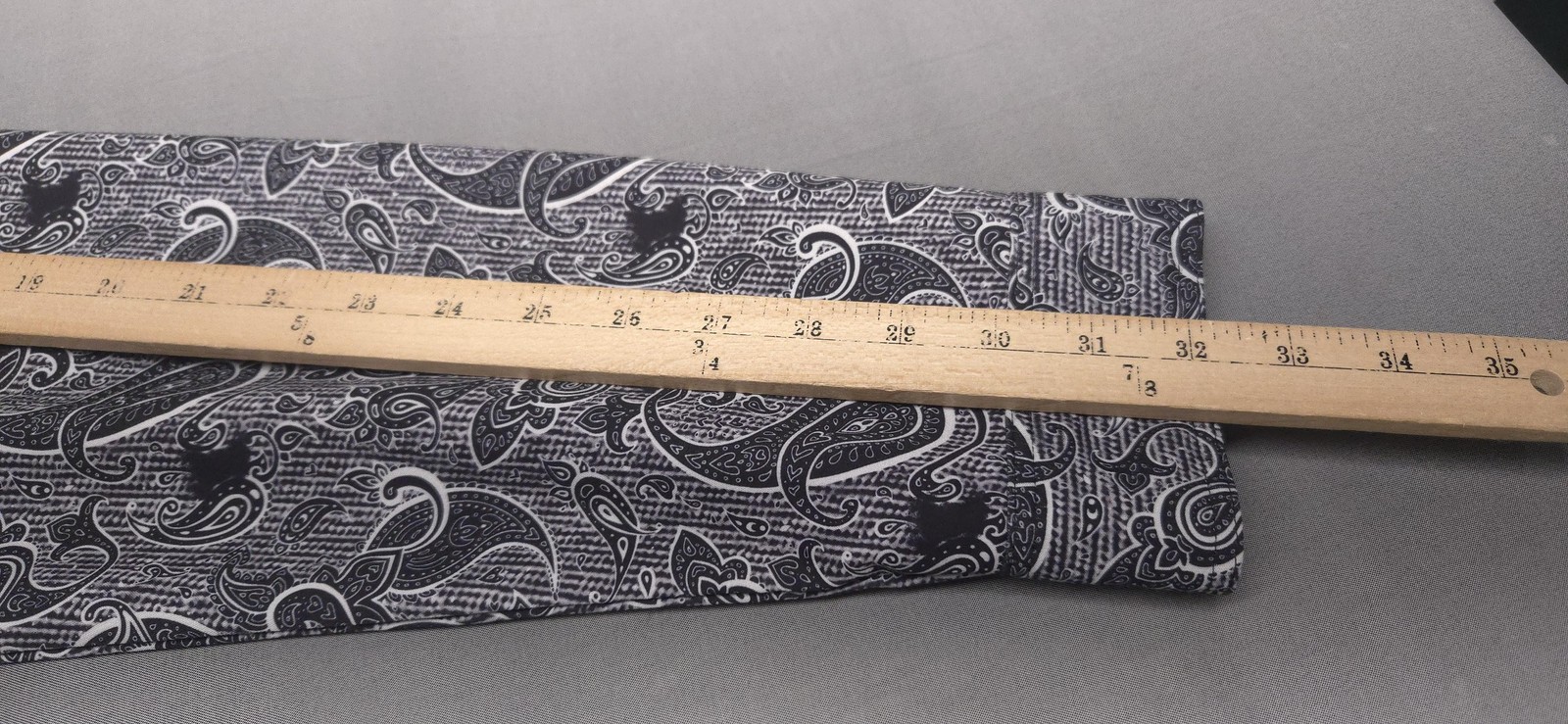 Suslo Couture Jacket Men L Black Paisley Utility Field Coat Elbow Pads Statement