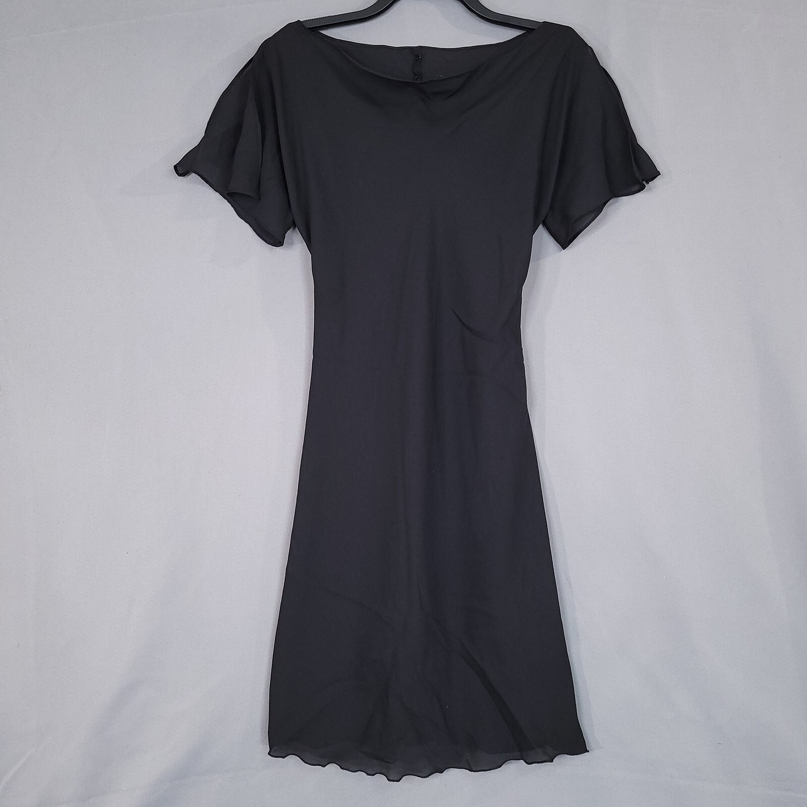 Breakin’ Loose Women’s Sheath Dress Split Sleeve Midi Black Size 5/6