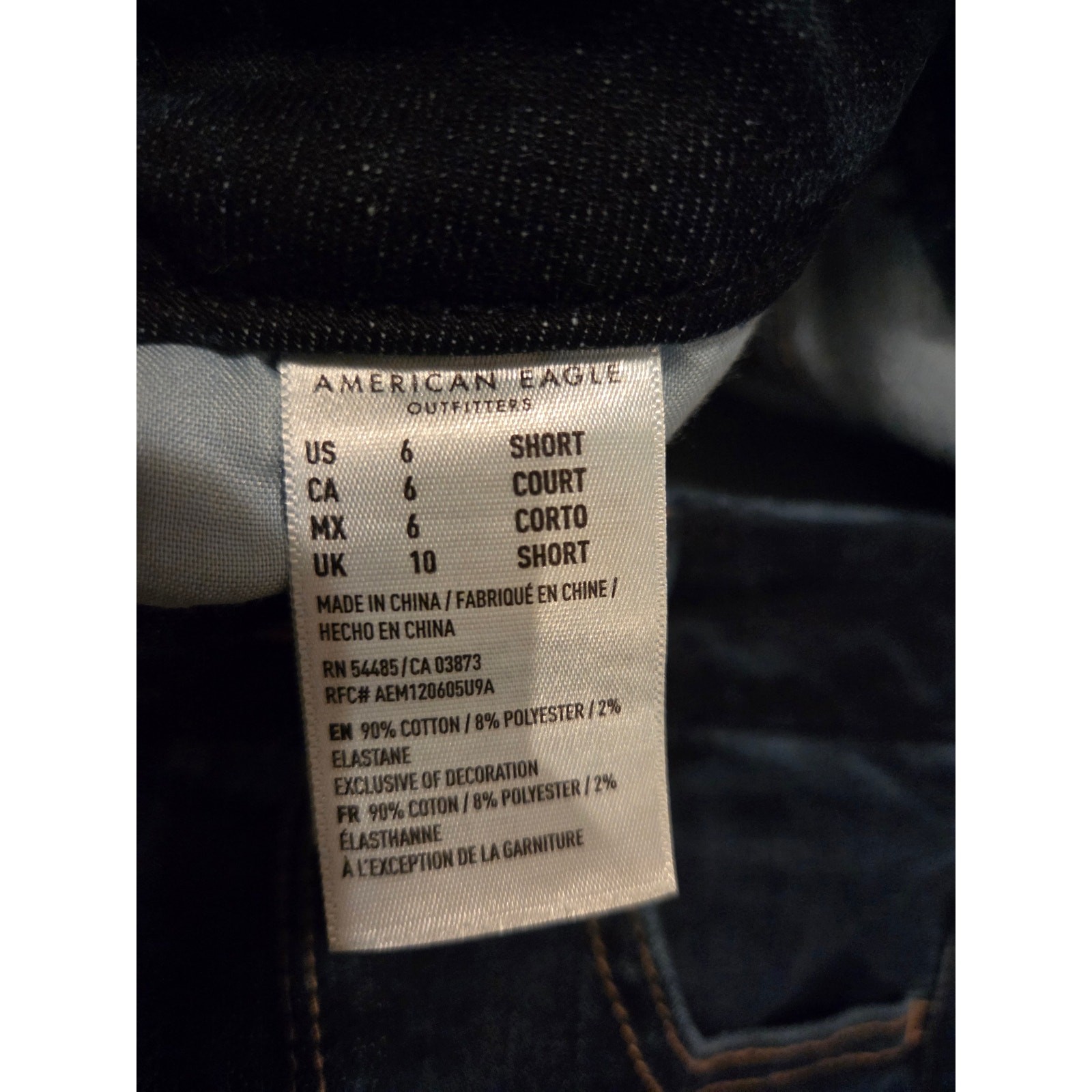 American Eagle Curvy Super Hi-Rise Jegging Dark Wash Skinny Women’s Stretch