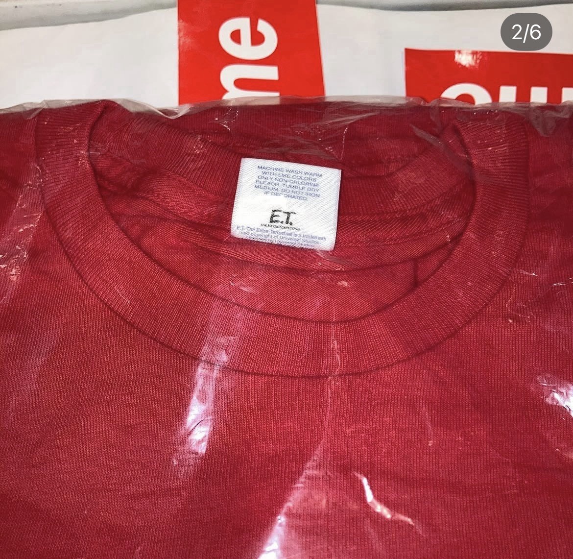 #Supreme #E.T. Tee Red Large & DSIP. #FW15 #2015 Brand New In Hand