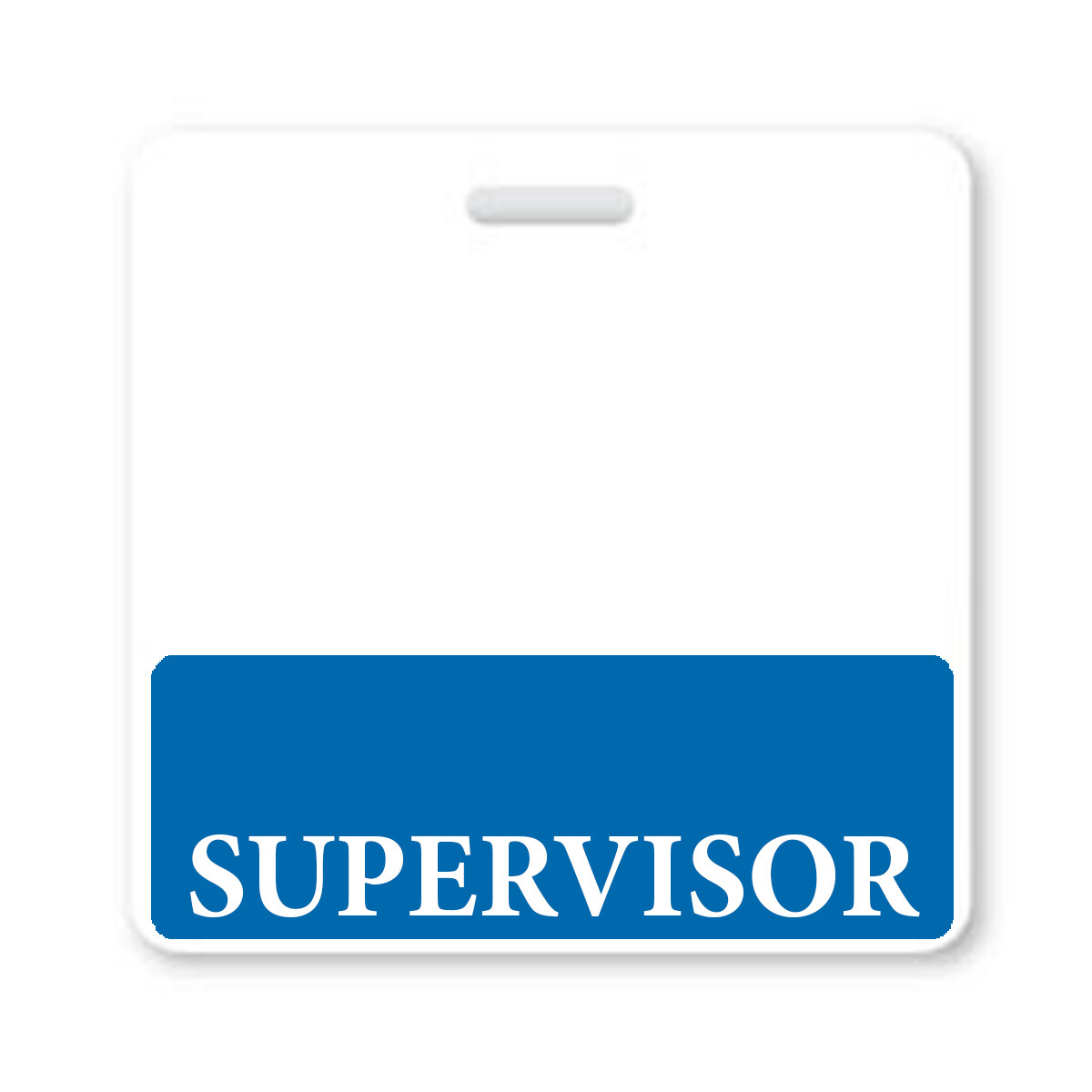 SUPERVISOR Badge Buddy – Horizontal – Hospital ID Card Buddies for Supervisors