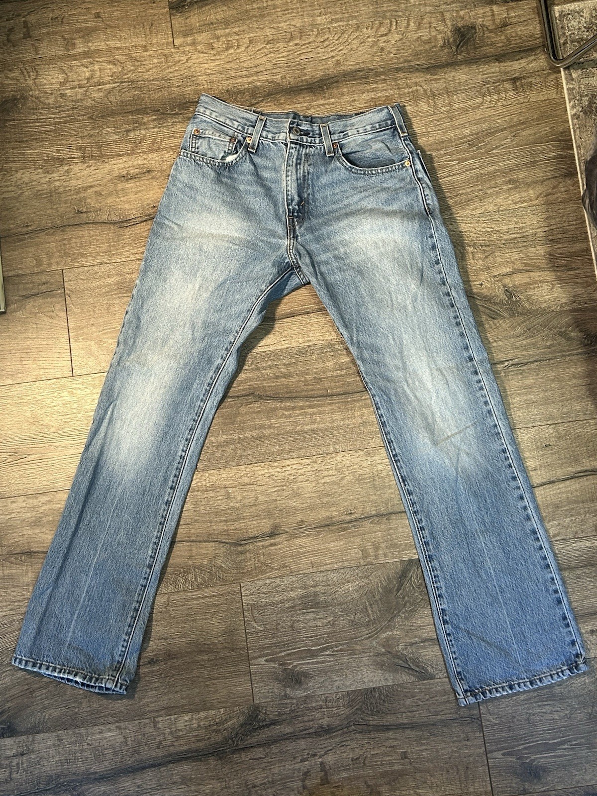 Levi’s Men’s Bootcut Jeans Light Wash Blue Denim Mid Rise 5-Pocket Cotton