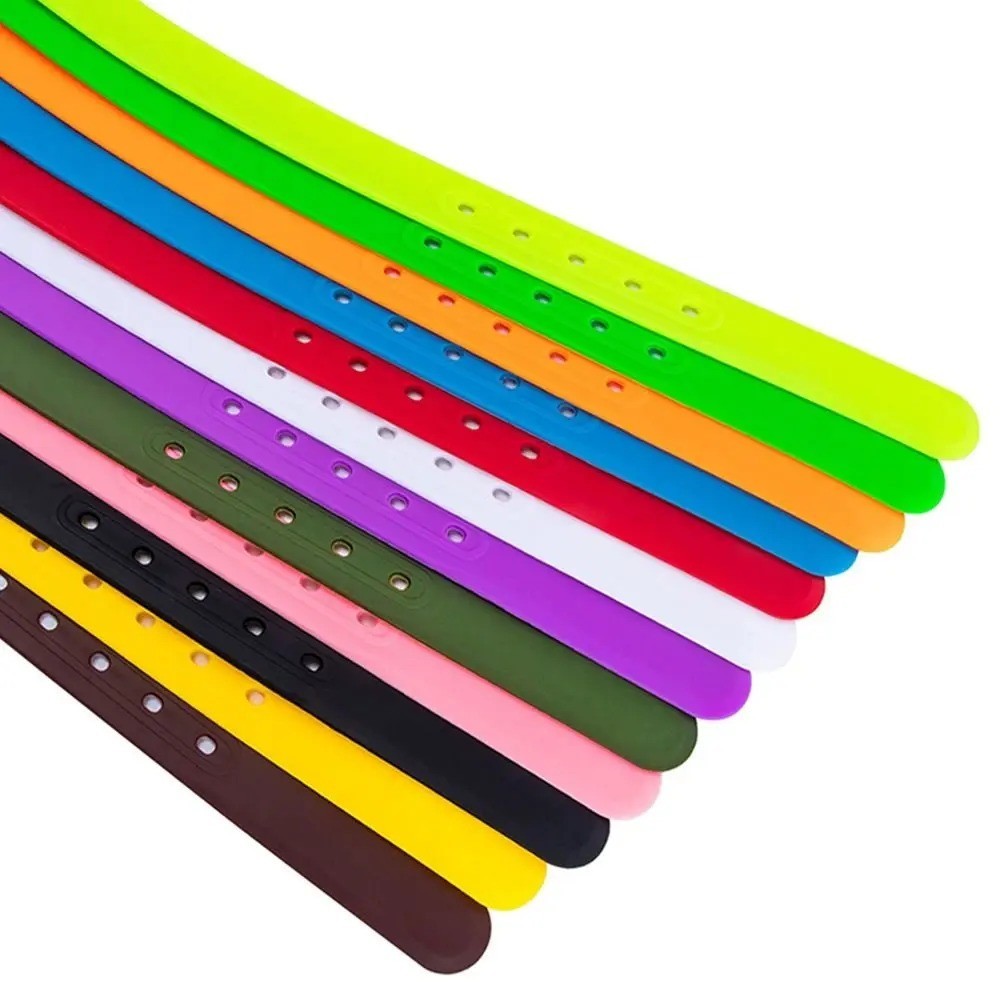 Adjustable Cut to Fit Rubber Plastic Jelly Silicone Casual Belt With Buckle USA