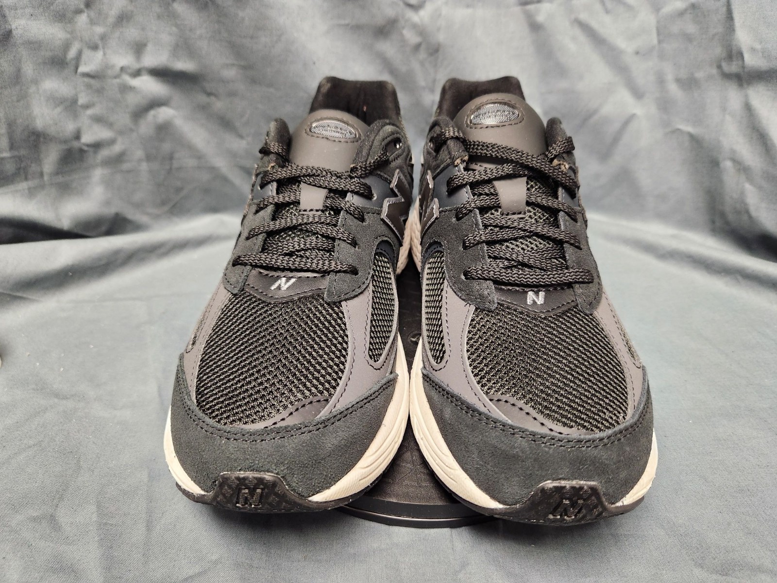 New Balance Boys 2002 Sneakers GC2002BK Suede Black Size 4 NEW NO BOX!