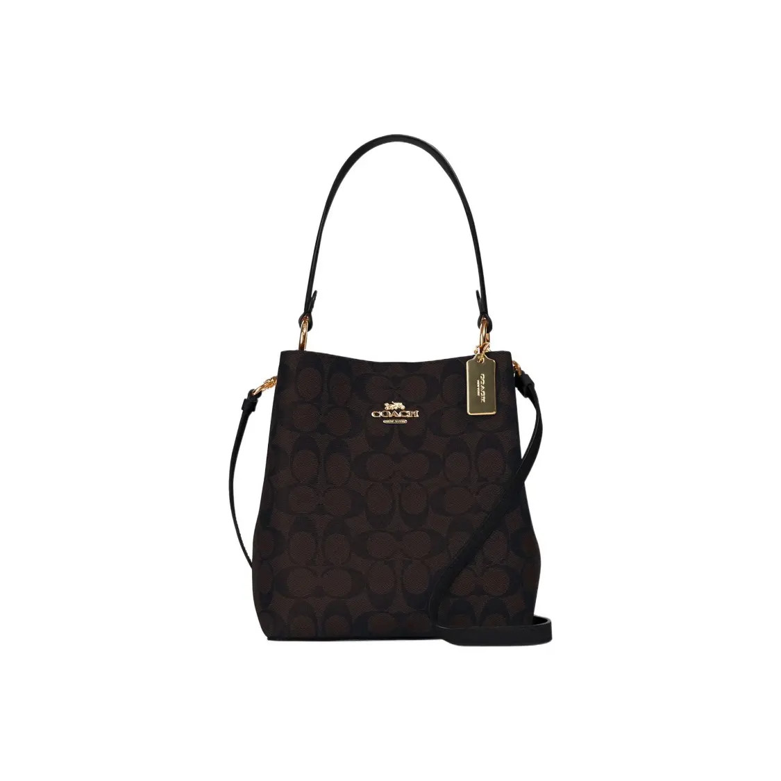 COACH Town 21 Handheld Crossbody Shoulder Bag Small Size Women’s 8.4×4.1×8.6 in
