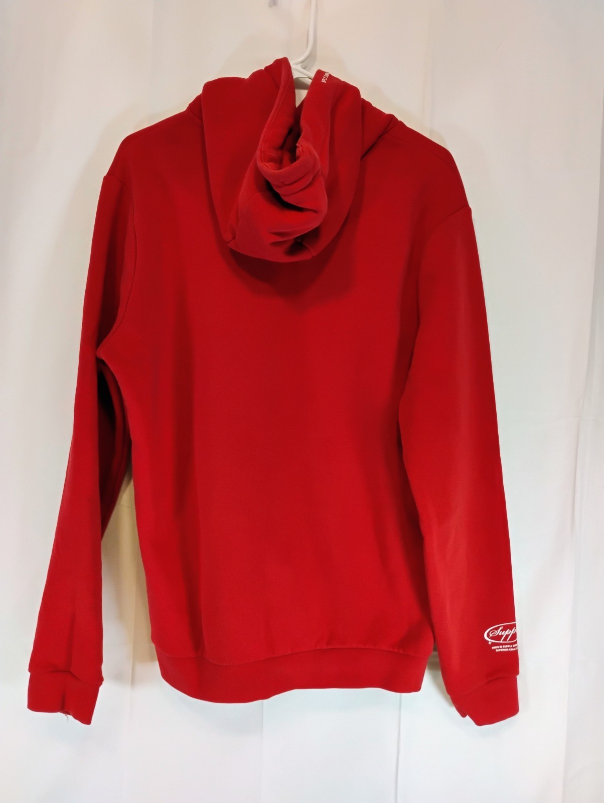 Supply & Demand Red Hoodie NY Superior Collective Graphic Streetwear Red Men Med