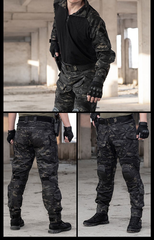 G3 Combat Pants Mens Army Military Hunting Tactical Trousers Hiking Camo