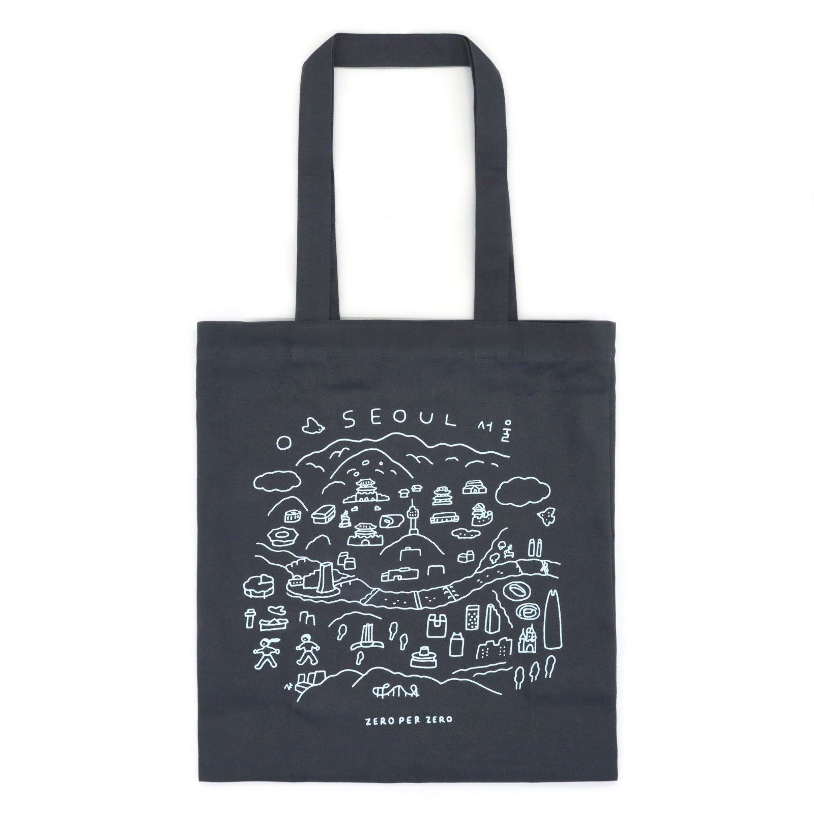 ZeroPerZero Premium Cotton Eco Tote Bag (36x39cm)