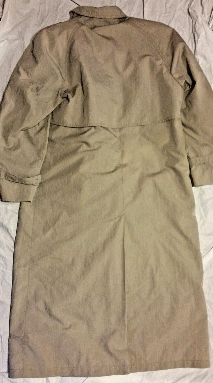WOMEN’S LONDON FOG KHAKI TAN COAT W/ REMOVABLE THINSULATE LINER 8R 8 REGULAR