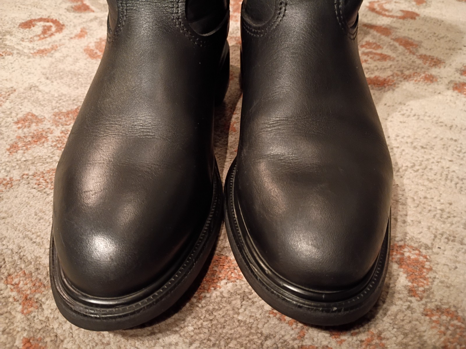 RED WING PECOS BLACK LEATHER SOFT TOE WELLINGTON WORK BOOTS #1125 MEN’S 11D