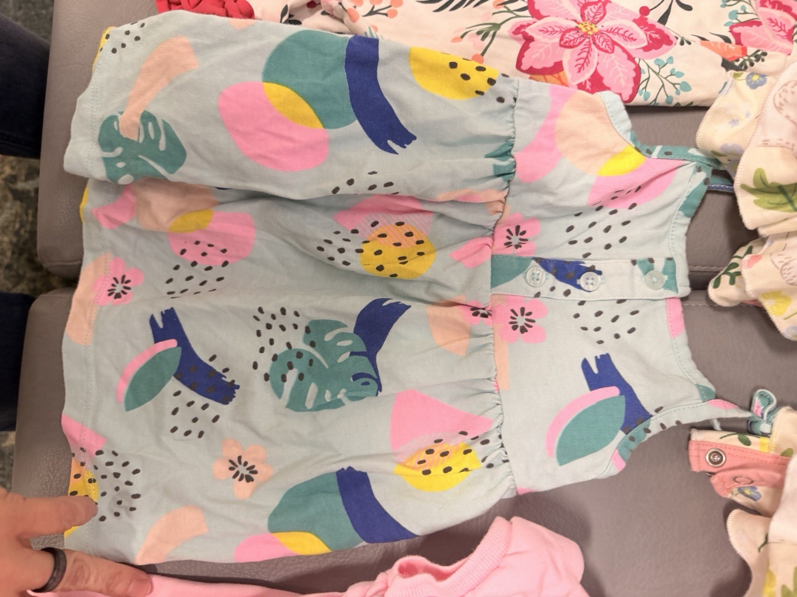 Lot of 9: Baby/toddler Swim Suit, Dresses, One-pieces, Size 9-12 Months