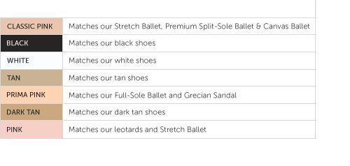 Adult Dance Tights Revolution Spandex Color-Flow Convertible