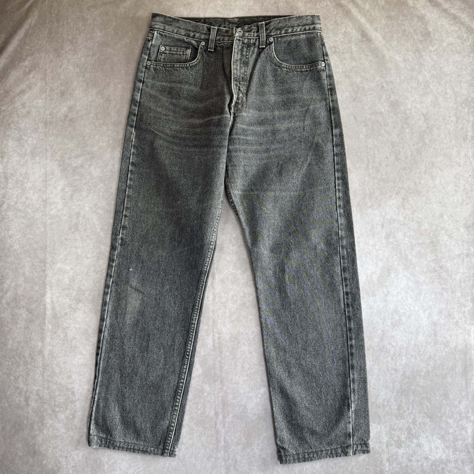 Levi’s 615 Jeans Men’s W32 L29 Grey Regular Straight Fit Zip Fly Orange Tab 90s